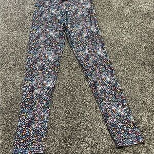 Justice Multicolor Dot Leggings girls size 16